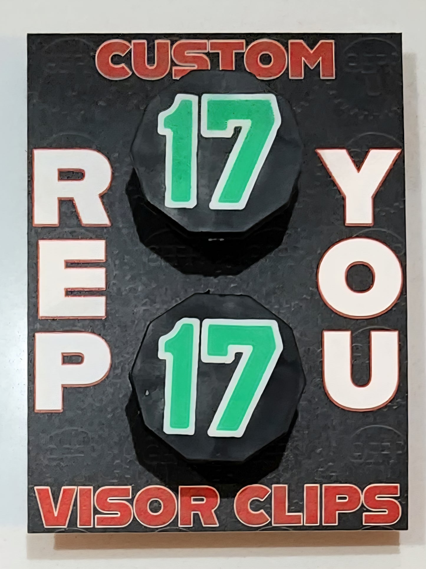 Gear U Custom Visor Clips (Pair)