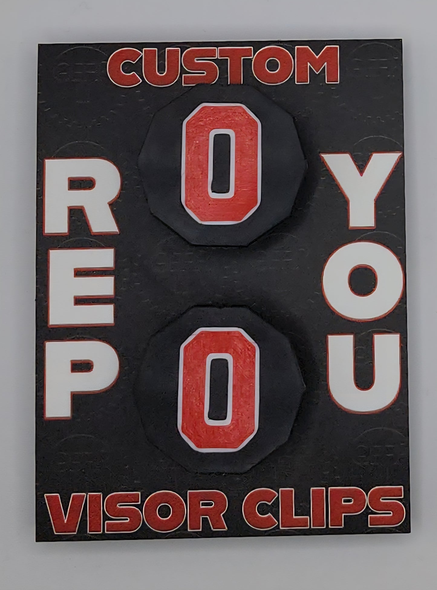 Gear U Custom Visor Clips (Pair)