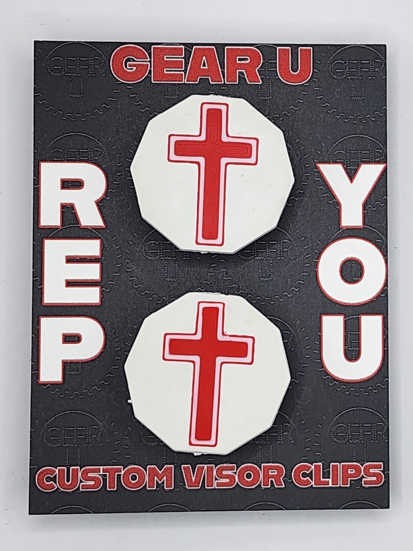 Gear U Custom Visor Clips (Pair)
