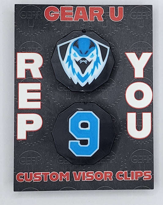 Mix and Match Custom Visor Clips (Pair)