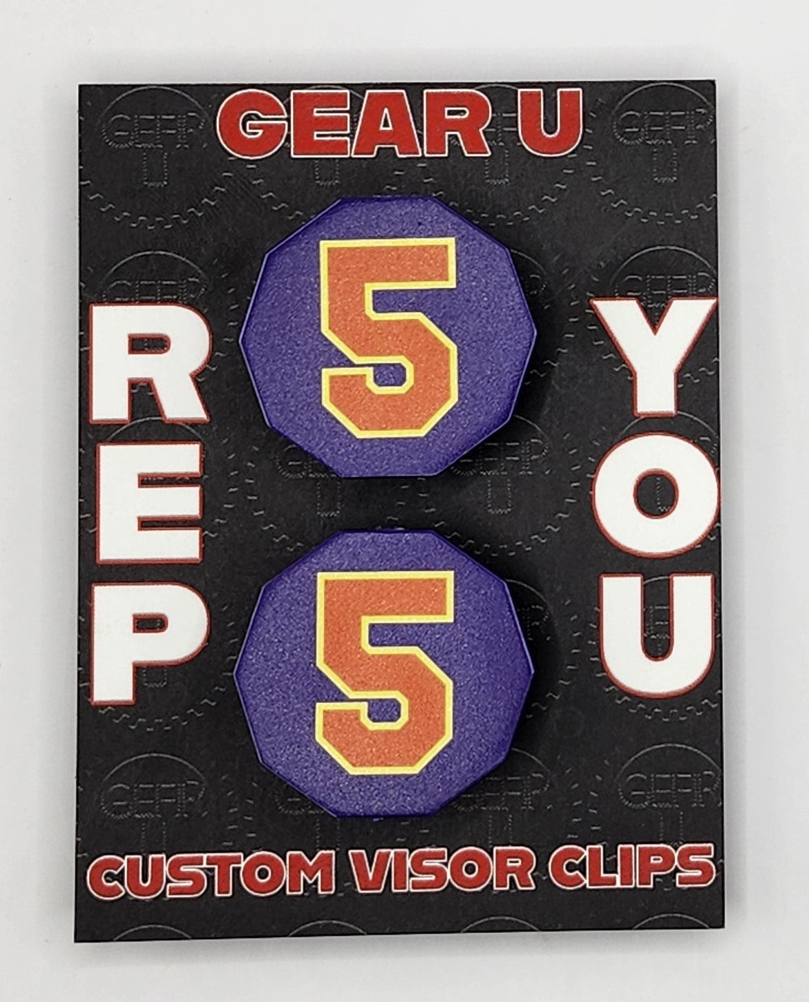 Gear U Custom Visor Clips (Pair)