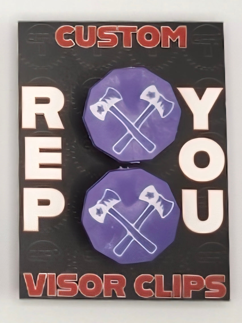 Gear U Custom Visor Clips (Pair)