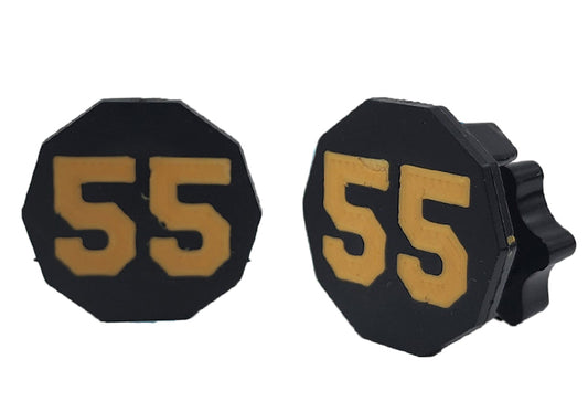 Custom Number/Letter Visor Clips
