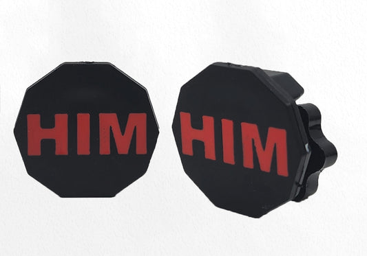 "HIM" visor clips (Pair)