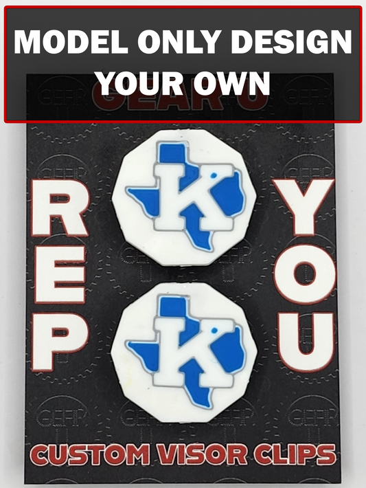 Gear U Custom Visor Clips (Pair)