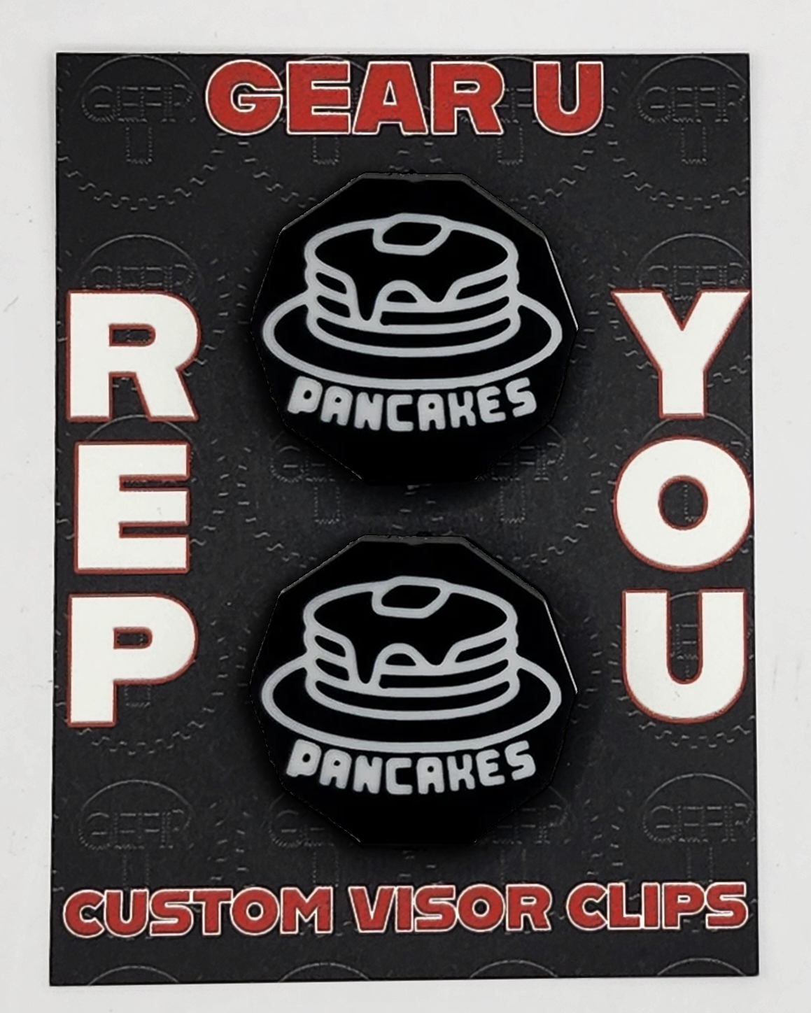 "Pancakes" Visor Clip