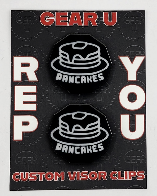 "Pancakes" Visor Clip