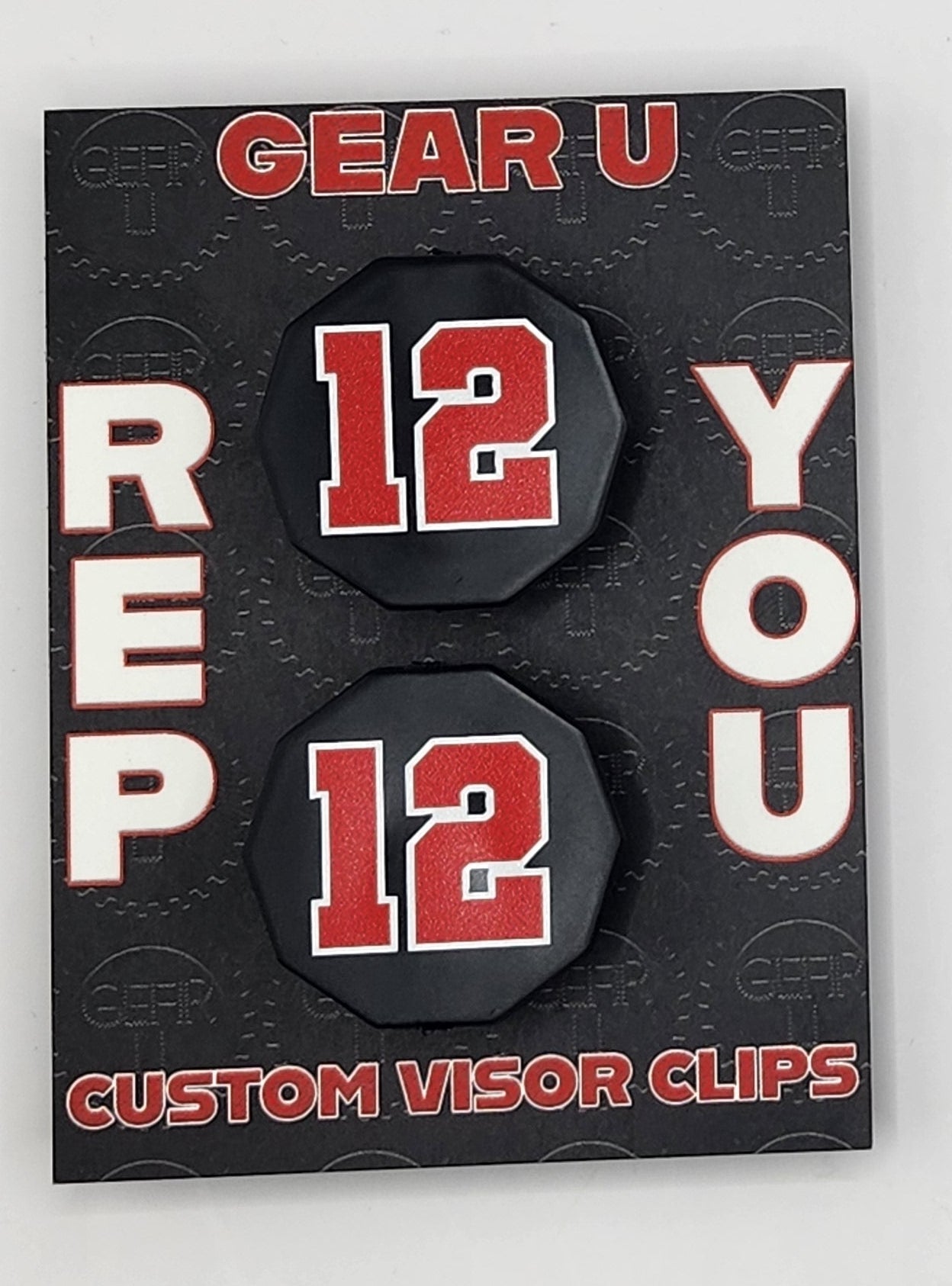 Gear U Custom Visor Clips (Pair)