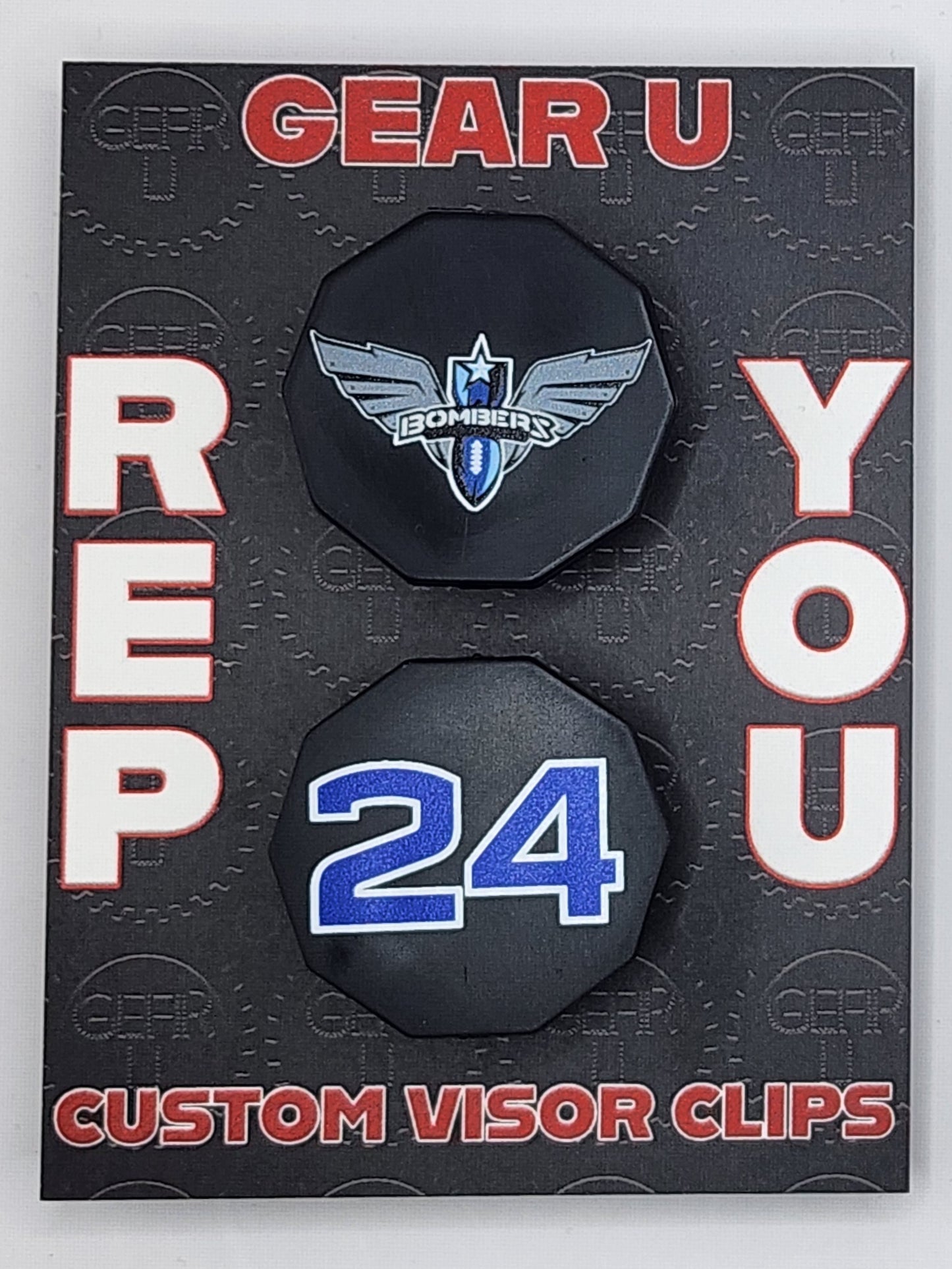 Mix and Match Custom Visor Clips (Pair)
