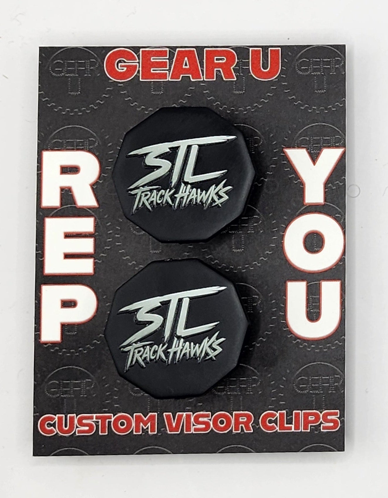 Gear U Custom Visor Clips (Pair)
