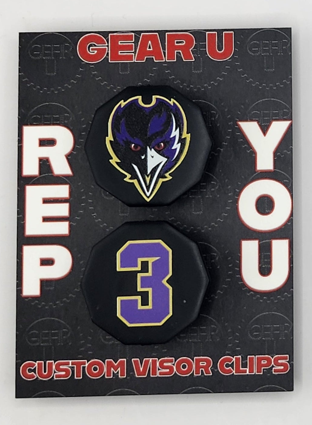 Mix and Match Custom Visor Clips (Pair)