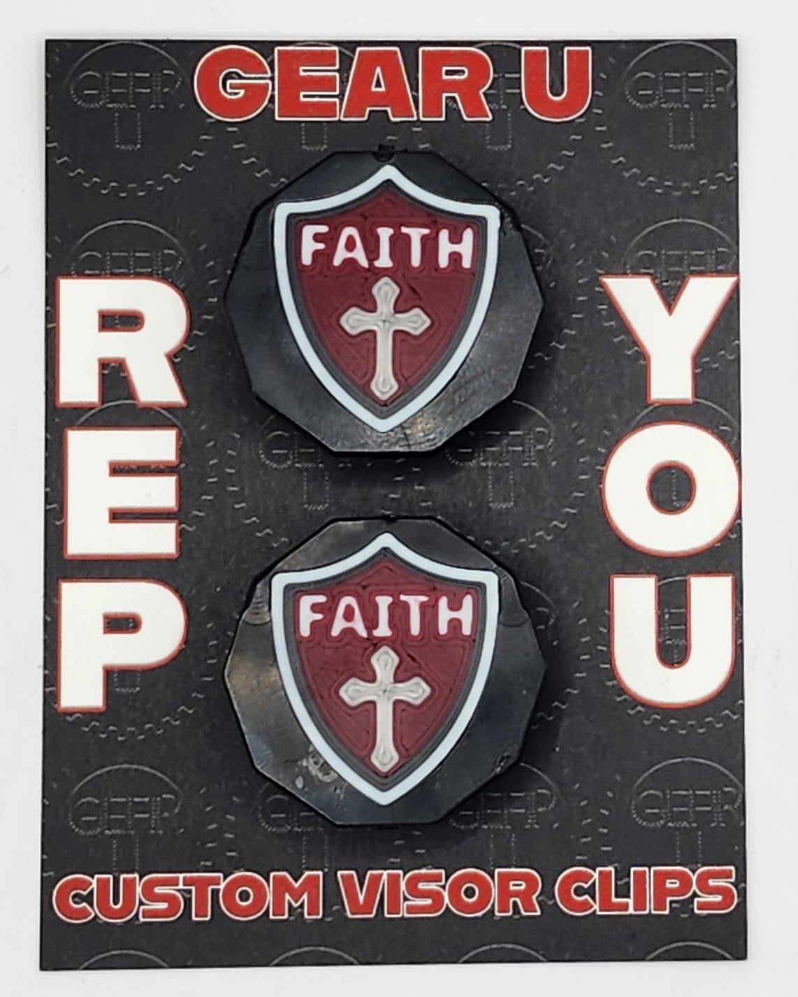 Shield of Faith visor clips