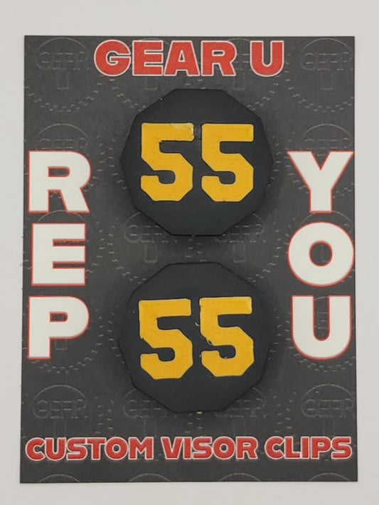 Black Clips Gold number 55