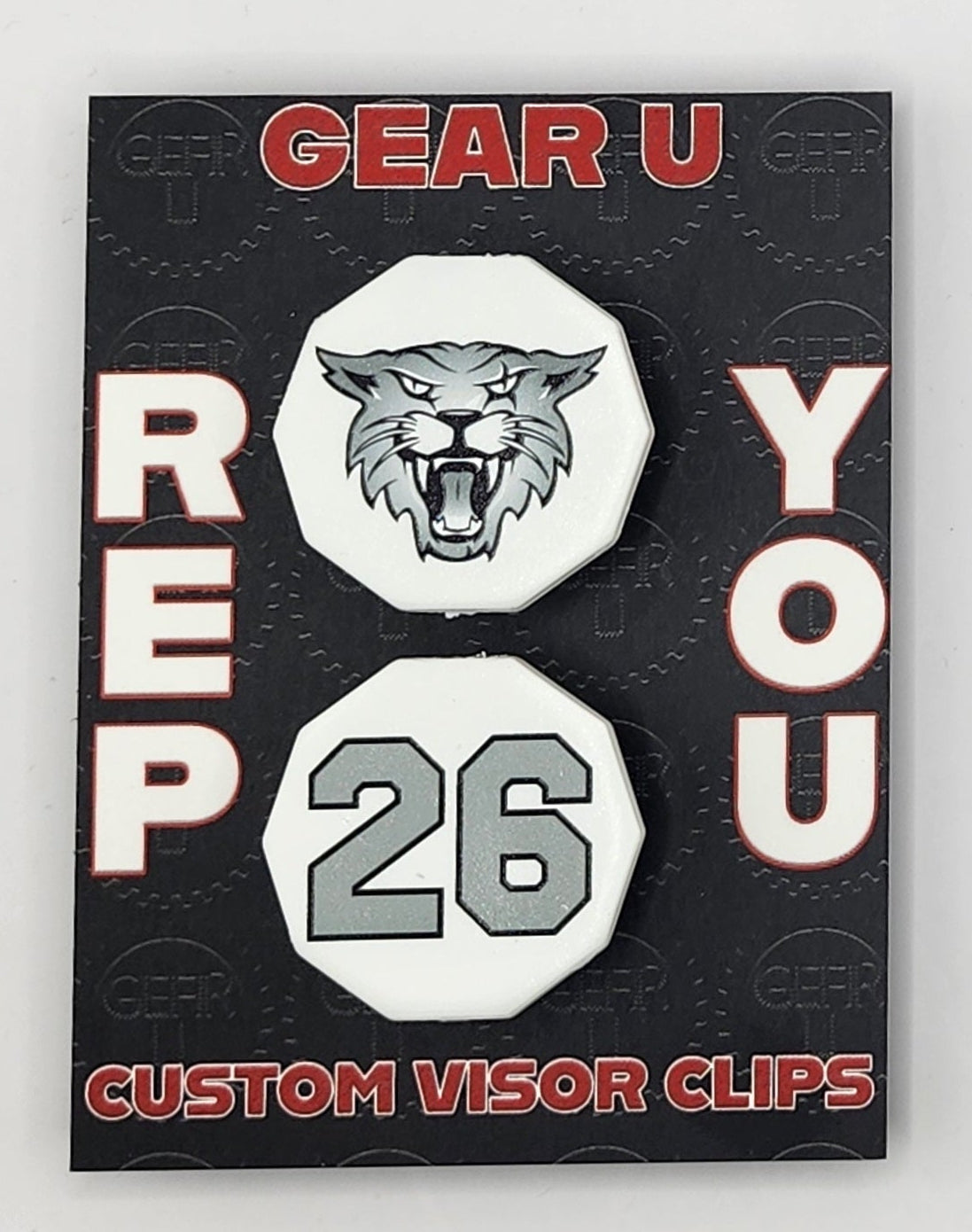 Mix and Match Custom Visor Clips (Pair)
