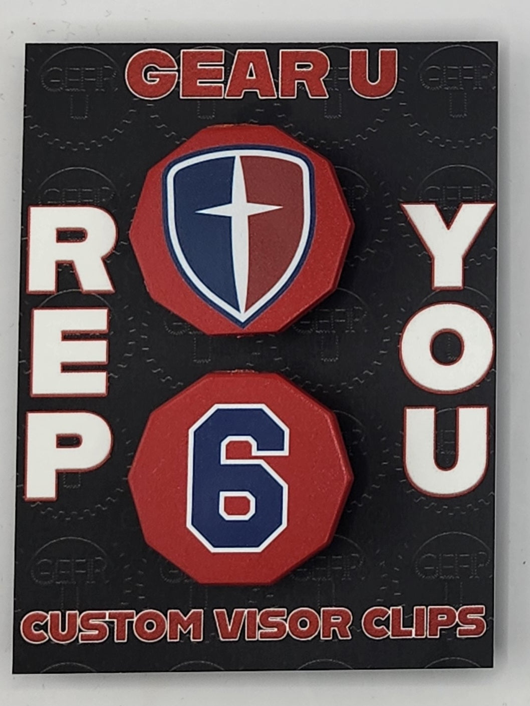 Mix and Match Custom Visor Clips (Pair)