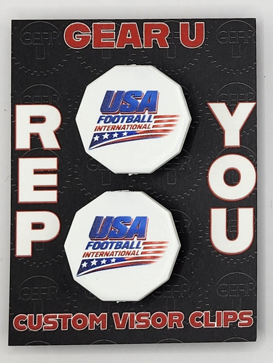 Gear U Custom Visor Clips (Pair)