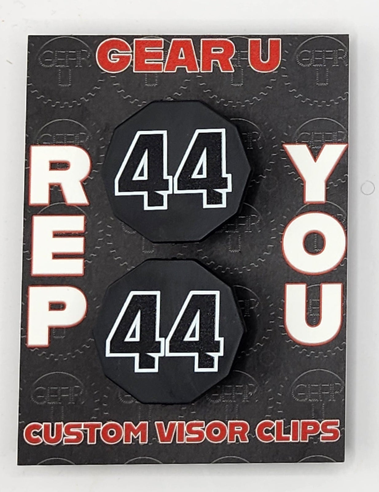 Gear U Custom Visor Clips (Pair)