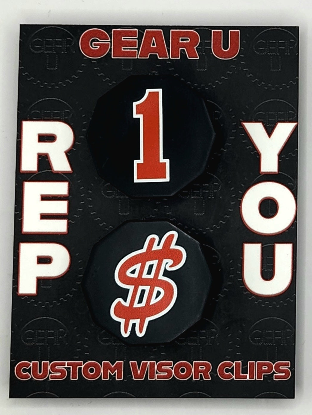 Mix and Match Custom Visor Clips (Pair)